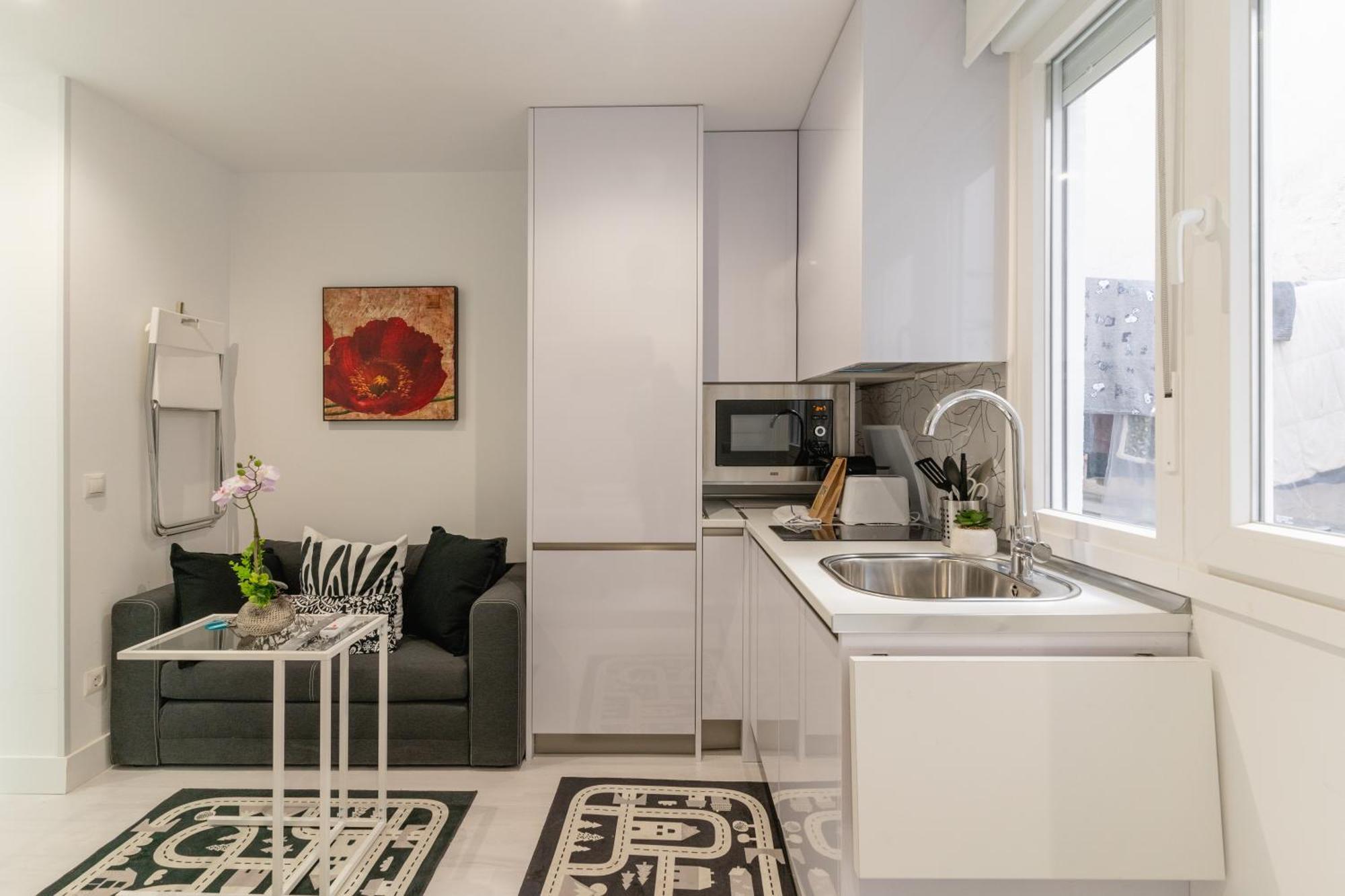 Modern Studio-1Bathroom-Chueca Madrid Exterior foto