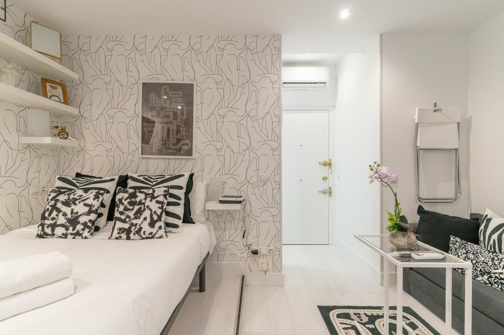 Modern Studio-1Bathroom-Chueca Madrid Exterior foto